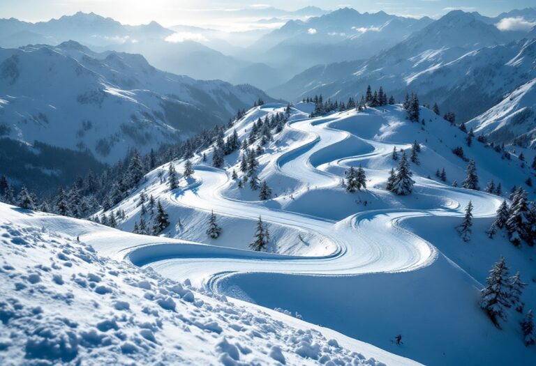 Atleta in azione durante una gara di snowboard cross