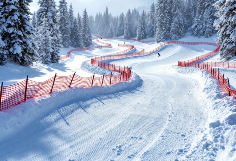 Atleti in azione durante una gara di snowboard cross