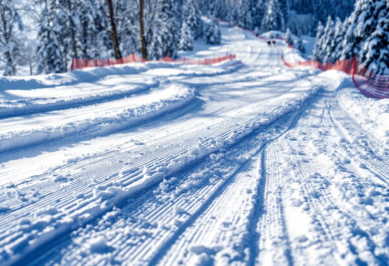 Atleti in azione durante una gara di snowboard cross