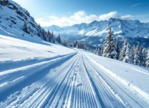 Atleti italiani in azione nella 10 km maschile a Planica