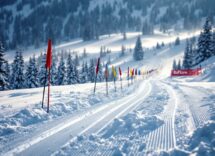 Eric Perrot durante la vittoria nella mass start maschile a Pokljuka