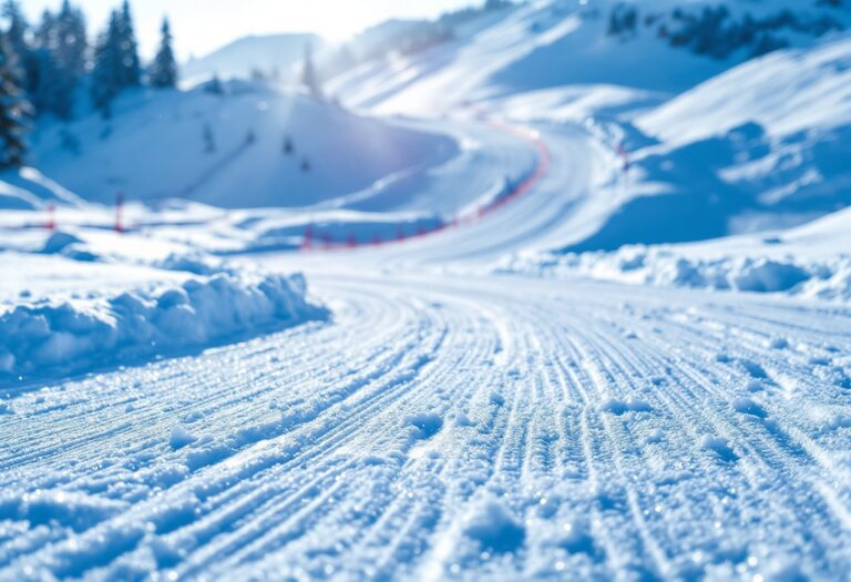 Atleti in azione durante una gara di snowboard cross