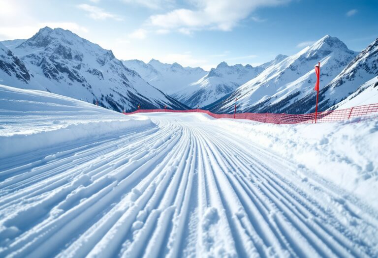 Atleti in azione durante una gara di snowboard cross