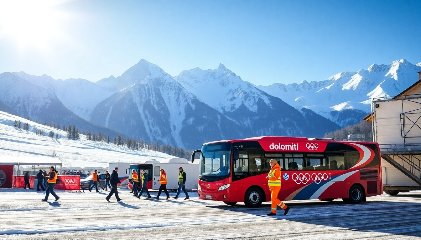 preparativi in corso per le olimpiadi invernali del 2026 1748189424
