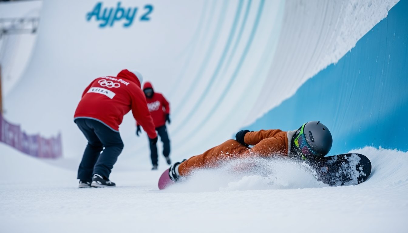 infortunio di liu jiayu a livigno caduta durante le qualificazioni dellhalfpipe 1774495532