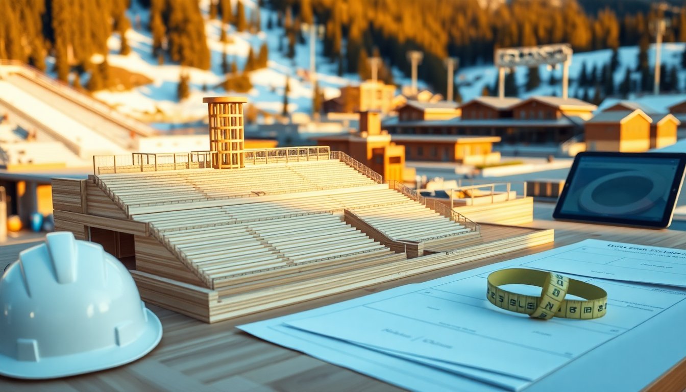 Villaggio olimpico e stadio del salto a Predazzo: lavori, numeri e innovazioni